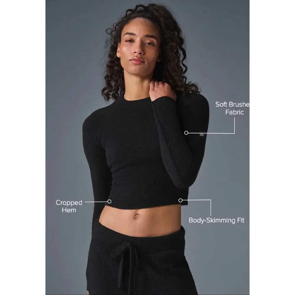 ALO Snuggle Up Long Sleeve, XS $158 A50